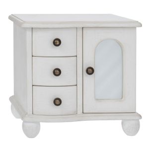 ДЕКОРАТИВНА ФИГУРА Африканка FL240305 ЧЕРНО-БЯЛ ЦВЯТ 15x7x31см