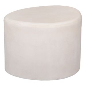 БЯЛА MDF ПОМОЩНА МАСА С НЕПРАВИЛНА ФОРМА 50X40X35СМ