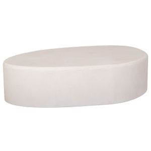 БЯЛА MDF ХОЛНА МАСА С НЕПРАВИЛНА ФОРМА 115X58X30СМ