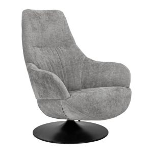 ВЪРТЯЩ СЕ ФОТЬОЙЛ COSMO СИВ ЦВЯТ 88X74X97СМ