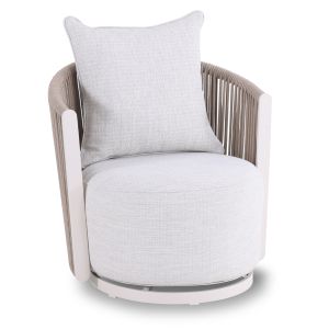 ВЪРТЯЩ СЕ ФОТЬОЙЛ LORIEN SM6392.01 АЛУМИНИЕВИ ВЪЖЕТА БЕЖОВИ ВЪЗГЛАВНИЦИ 76X74X72В