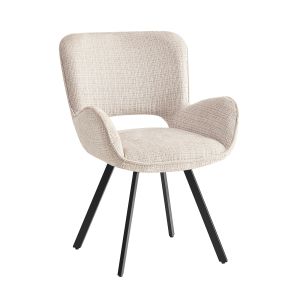 ВЪРТЯЩ СЕ ФОТЬОЙЛ VETA, ЧЕРНО БОЯДИСАН МЕТАЛ, БЕЖОВ ПЛАТ