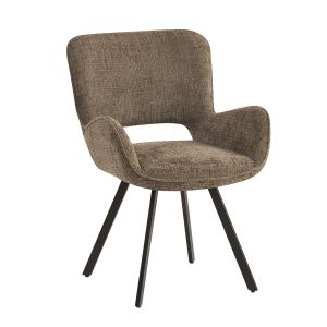 ВЪРТЯЩ СЕ ФОТЬОЙЛ VETA, ЧЕРНО БОЯДИСАН МЕТАЛ, КАФЯВ ПЛАТ