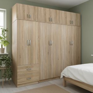 Гардероб с шест врати Athos I Sonoma 240x42x240см