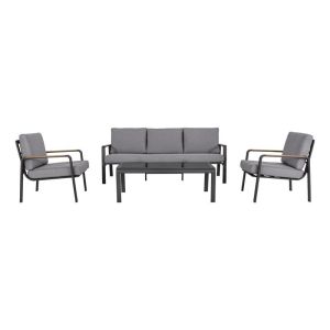 ГРАДИНСКИ СЕТ ОТ 4 ЧАСТИ MADERA СИВ ЦВЯТ