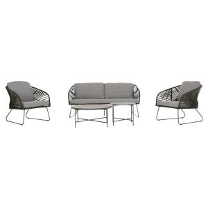 ГРАДИНСКИ СЕТ ОТ 5 ЧАСТИ ВЪРМОНТ HM6504.07 МЕТАЛ-ВЪЖЕ-СТЪКЛО - ЗЕЛЕН ЦВЯТ