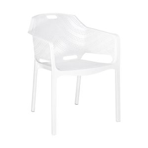 ГРАДИНСКИ СТОЛ DINA БЯЛ ЦВЯТ 59X60X82СМ