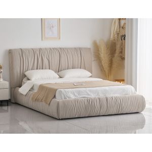 ДВОЙНО ЛЕГЛО TOKYO, ЗА МАТРАК 160X200 СМ, БЕЖОВ ПЛАТ