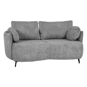 ДВУМЕСЕН ДИВАН ELVIO СИВ ЦВЯТ 188X103X73СМ