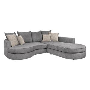 ДИВАН COSMO ДЕСЕН ЪГЪЛ СИВ 300X220 СМ