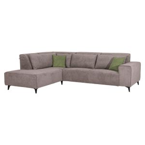 ДИВАН LEGEND ЛЯВ ЪГЪЛ КАФЯВ ПЛАТ 272X197X80СМ