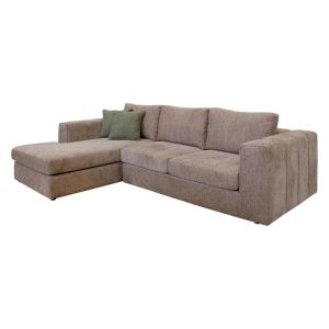 ДИВАН MONDIVA ЛЯВ ЪГЪЛ КАФЯВ ЦВЯТ 280X180X83СМ