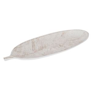 ДЪРВЕН ПОДНОС ЛИСТО 41X15X3CM