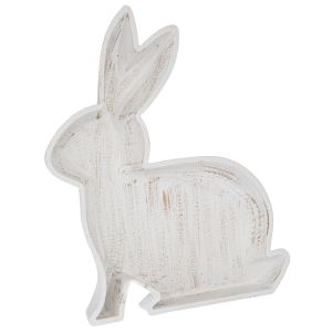 ДЪРВЕНА ПОДНОС ЗАЕК 25X30X3CM