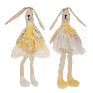 Заек от филц - 1бр -  два дизайна 9x4.5x42cm