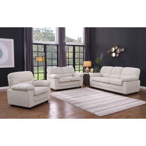 КОМПЛЕКТ ЗА ДНЕВНА VEGAS - ФОТЬОЙЛ-2-3-МЕСТЕН, БЕЖОВ КАДИФЕН ПЛАТ