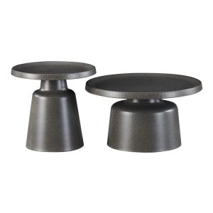 КОМПЛЕКТ ОТ 2 ХОЛНИ МАСИ FL830 ЧЕРЕН ЦВЯТ 50X47СМ И 70X39СМ