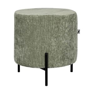 КРЪГЛА ТАБУРЕТКА NEW LUX ЗЕЛЕН ЦВЯТ 33X33X38СМ