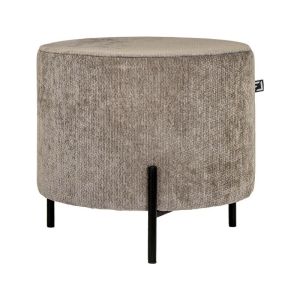 КРЪГЛА ТАБУРЕТКА NEW LUX КАФЯВ ЦВЯТ 46X46X43СМ