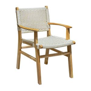 МАСИВЕН ДЪРВЕН СТОЛ С ПОДЛАКНАТНИЦИ ZENIA ЕСТЕСТВЕН ЦВЯТ 61X59X85СМ