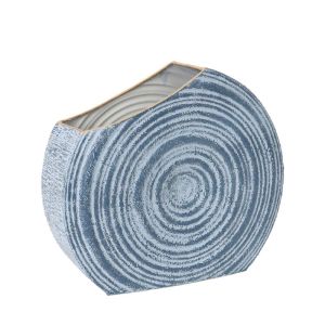 МЕТАЛНА ДЕКОРАТИВНА ВАЗА ЗА НАСТОЛА С ФОРМА НА ОХЛЮВ - 35.6x12.1x31.8см 4 БР./КУТИЯ