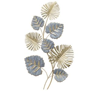 МЕТАЛНА СТЕННА ДЕКОРАЦИЯ С ЛИСТА - 43.2x76.2x3.8см 4/КУТИЯ