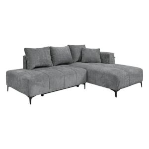 РАЗТЕГАТЕЛЕН ДИВАН JASPER ДЕСЕН ЪГЪЛ, СИН ПЛАТОВ 255X170X90СМ