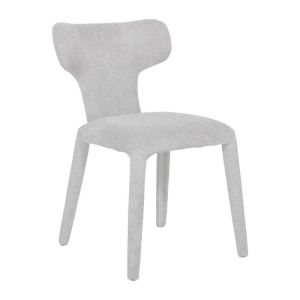 ТРАПЕЗАРЕН СТОЛ VELORIA С ТАПИЦЕРИЯ ОТ ПЛАТ В ЛЕДЕНО СИВО 50X62X80СМ