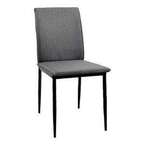 ТРАПЕЗЕН СТОЛ PERKY HM18347.01 СИВ ПЛАТЕНЕВ ПЛАТ - МЕТАЛНИ КРАКА В ЧЕРНО 42X58X89.5В СМ.