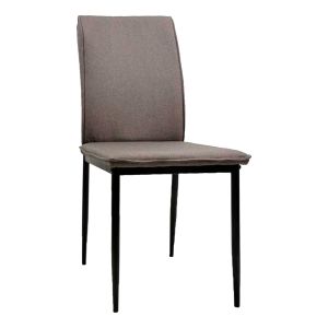 ТРАПЕЗЕН СТОЛ PERKY HM18347.03 КАФЯВ ПЛАТ С МЕТАЛНИ КРАКА В ЧЕРНО 42X58X89.5ВСМ.