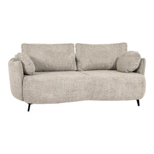 ТРИМЕСТЕН ДИВАН ELVIO БЕЖОВ ЦВЯТ 216X103X73СМ