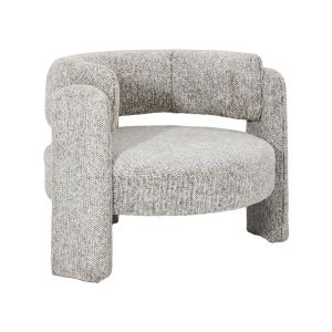 ФОТЬОЙЛ FL6414 КРЕМАВ С ЧЕРЕН ЦВЯТ НА ПЛАТ 88X94X73СМ