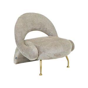 ФОТЬОЙЛ FL6654 КАФЯВ ЦВЯТ ЗЛАТИСТ МЕТАЛЕН КРАК 80X86X81СМ