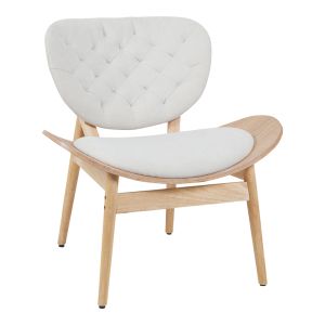 ФОТЬОЙЛ UDALLE ОТ ДЪРВО В ЕСТЕСТВЕН ЦВЯТ И БЕЖОВ ПЛАТ 77X70X81СМ