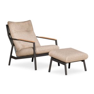 ФОТЬОЙЛ С ПОСТАВКА ЗА КРАКА OBLIVION SM6438.01, ЦВЯТ КАФЯВ АЛУМИНИЙ, СИВО ВЪЖЕ, БЕЖОВ, ОЛЕФИНОВ ПЛАТ, 79X101X89H