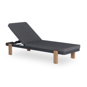 ШЕЗЛОНГ BARON SM6484.10 ТОПЛОПРЕНОС АЛУМИНИЕВО-ОЛЕФИН СИВ 203X77X31СМ