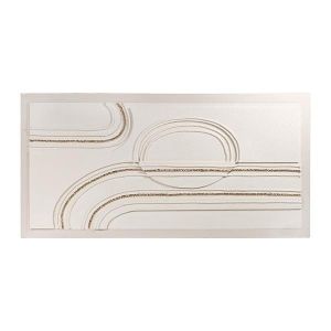 3d абстрактна картина, бежово 140x3x70см