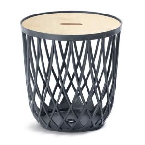 CLUBO АНТРАЦИТ КОШНИЦА С КАПАК 35 Л