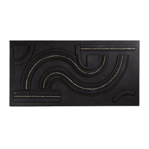 Абстрактна картина, черно 140x3x70см