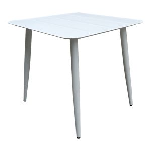 АЛУМИНИЕВА МАСА VISTA В БЯЛО 80X80X72СМ