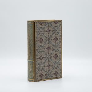 Дървена кутия-книга, кафява, 16x5x26см