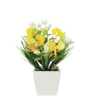 Жълто цвете в саксия 8x21см 1/120kib