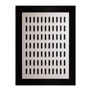 Картина платно със златни топки бяло - черно 90x3.5x120см