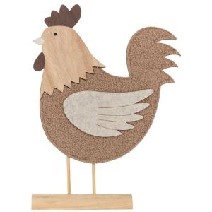 КАФЯВО ДЪРВЕНО ПЛАТНЕНО ПИЛЕ С ДЪРВЕНА ОСНОВА 26X5X34СМ