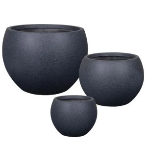 Комплект 3 саксии размер: Φ30x23 см, M: Φ43x31 см, д: Φ55x37 см