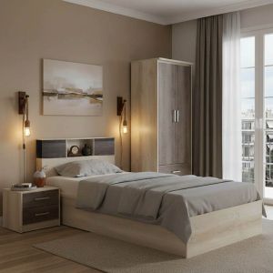 Комплект за спалня Olympus Castillo Toro с легло 120x200 см, 3 части