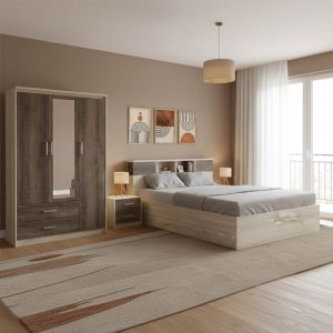 КОМПЛЕКТ ЗА СПАЛНЯ OLYMPUS CASTILLO TORO С ЛЕГЛО 160X200 СМ, 4 ЧАСТИ