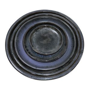 Комплект/5 кръгли чинии за въглища - Xs:φ14.5x2, S:φ20x2.5, M:φ23x3.4, L:φ30.5x4.5, Xl:φ35.5x4.5см