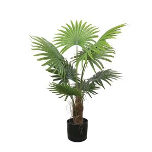 Палма в саксия с истински допир - височина 80 см, 6 бр.