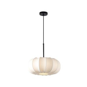Полилей Tyvek-метал единична лампа 1xe27 Max15w Ø400x165mm бяла Arte Illumina Pompia